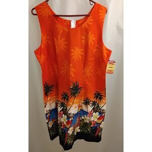 Pacific  Legend Womens Hawaiian Dress, size 2XL